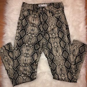 Zara high rise skinny pants